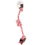 15.75" Cotton Knotted Dog Pull Rope Toy