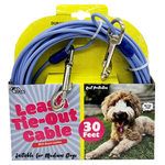 30 Foot Leash Tie-Out Cable With Secure Latches