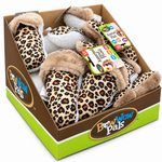 Bow Wow Pals Assorted Leopard Plush Toy in PDQ Display