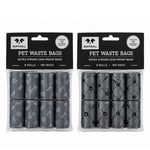 Ruff and Roll 160 Count Extra Strong Leak Proof Pet Waste Bags in Assorted Colors and Designs