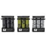 Ruff and Roll 320 Count Extra Strong Leak Proof Pet Waste Bags in Assorted Colors with Paw Design in Carrying Case