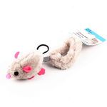 6.75" Plush Mouse Cat Toy Assorted Colors