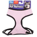 Large Adjustable Pet Breathable Fabric Harness Assorted Patterns Chest Size 20" to 31"