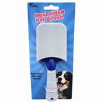 Double Sided Pet Grooming Brush with Protective Cover