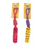 Durable Squeaky Textured Grip Surface Dog Toy  in Assorted Colors