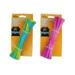 7" Textured Dog Toy in Assorted Colors