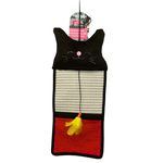 Cat Scratching Pad with Sisal Center and Teaser Play Ball