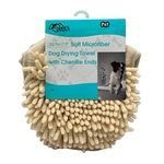 29"x 17.5" Soft Microfiber Dog Drying Towel with Chenille Ends