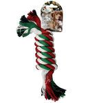 10" Twisted Knot Tug Chew Dog Pet Toy