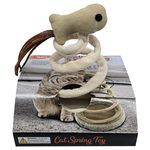 Spiral Spring Cat Punch Toy with Catnip Tail