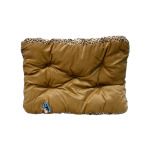 28 Inch Plush Leopard Print Pet Bed