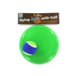 Flying disk with ball