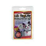 Motion activated LED flashing cat id tag (princess design)