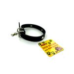 Dog collar with bone-shaped charm