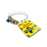 Plastic cat collar with bell