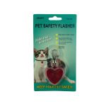 Pet Safety Flasher Heart Design