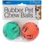 2 Pack Rubber Pet Chew Balls