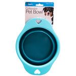 Collapsible Pet Bowl w/Heart