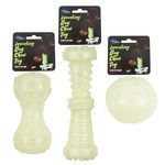 Glow in the Dark Squeaking Dog Chew Toy Assortment