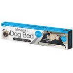 35"x21" Water Resistant Elevated Dog Bed