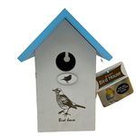 Bird House Feeder with Side Door Latch