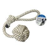 Rope Ball Pet Dog Toy With Loop Handle