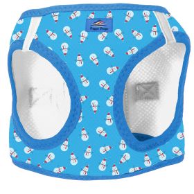 American River Choke Free Dog Harness Holiday Collection (Color: Snowman, size: 2/3X-Large)