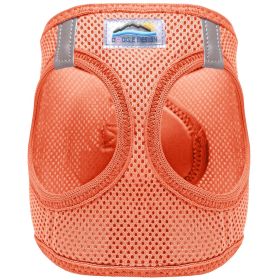 American River Solid Ultra Choke Free Dog Harness (Color: Coral, size: 3X-Large)